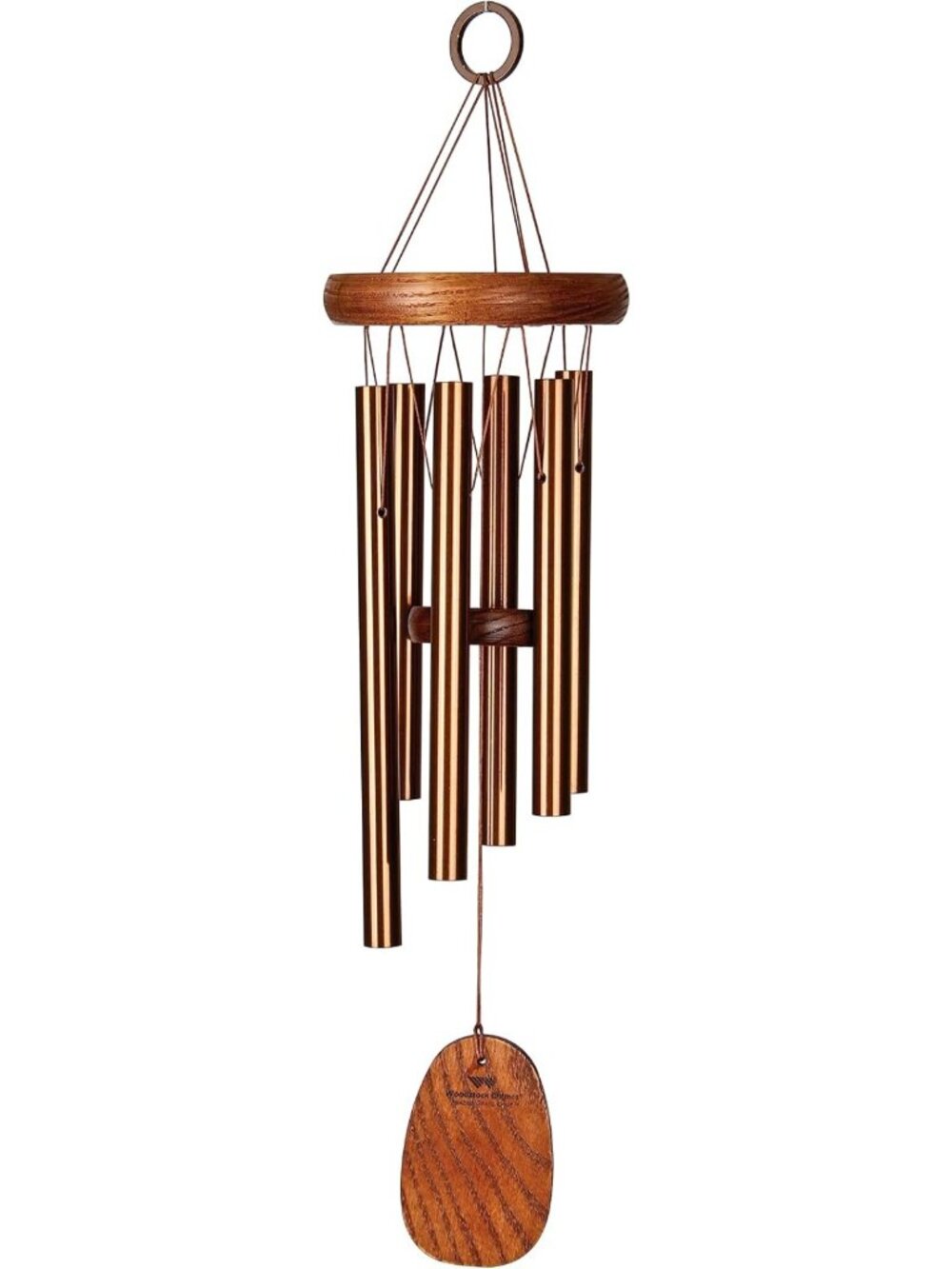 Inspirational Wind Chimes for Home & Garden Decor - Memorial Gift, 16" Bronze
